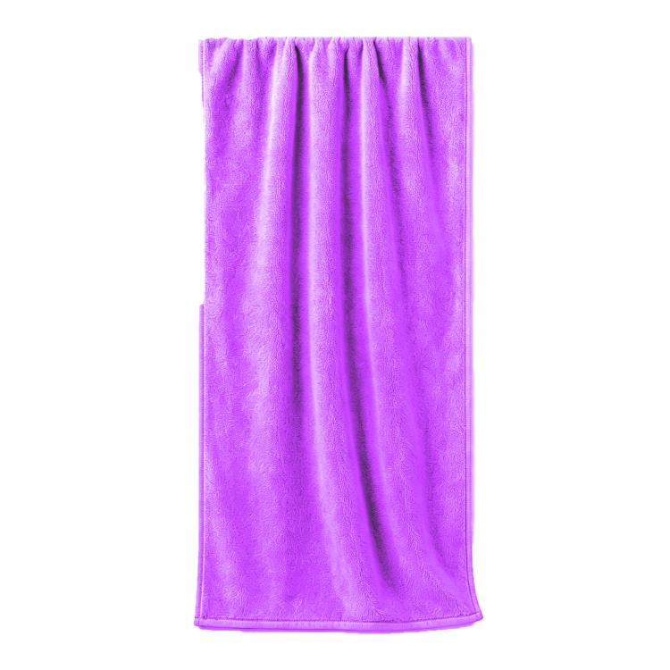 Nano Thickened Large Bath Towel Hairdresser Beauty Salon Adult With Soft Absorbent Towel, 30x70cm, 35x75cm, 70x140cm – Durable Build, Easy to Use 35x75cm Light Purple