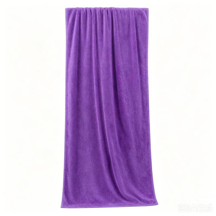 Nano Thickened Large Bath Towel Hairdresser Beauty Salon Adult With Soft Absorbent Towel, 30x70cm, 35x75cm, 70x140cm – Durable Build, Easy to Use 70x140cm Dark Purple
