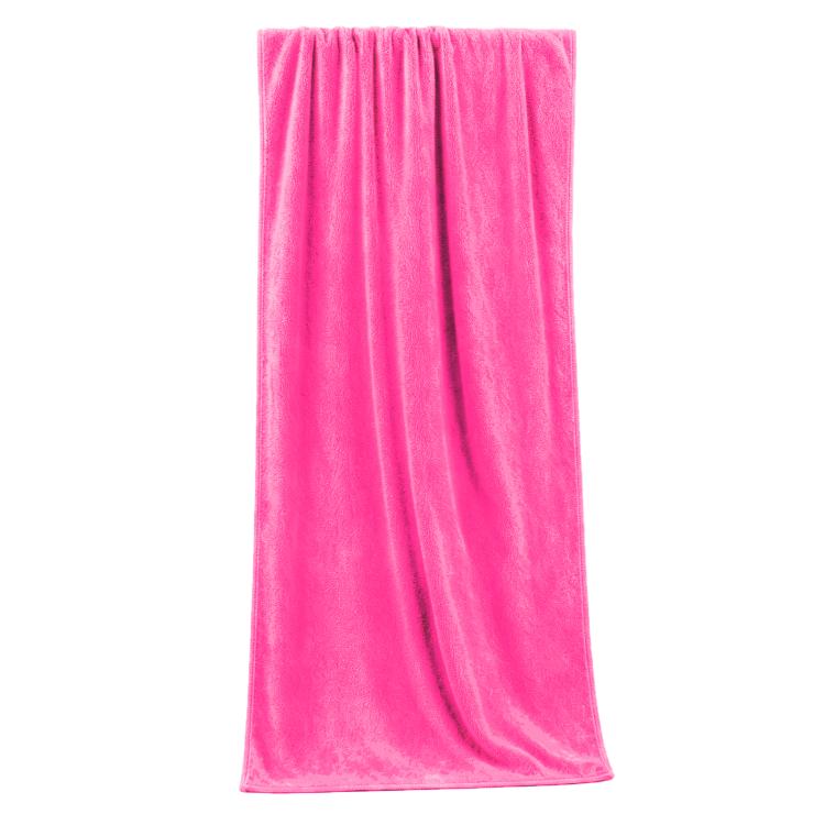 Nano Thickened Large Bath Towel Hairdresser Beauty Salon Adult With Soft Absorbent Towel, 30x70cm, 35x75cm, 70x140cm – Durable Build, Easy to Use 70x140cm Pink