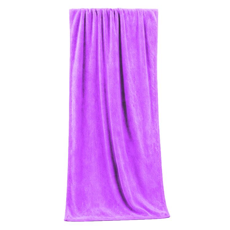 Nano Thickened Large Bath Towel Hairdresser Beauty Salon Adult With Soft Absorbent Towel, 30x70cm, 35x75cm, 70x140cm – Durable Build, Easy to Use 70x140cm Light Purple