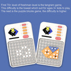 Q2 Tangram Hualongdao Geometry Puzzle Electronic Puzzle Transformation Toy, Q2 Tangram – Durable Build, Easy to Use