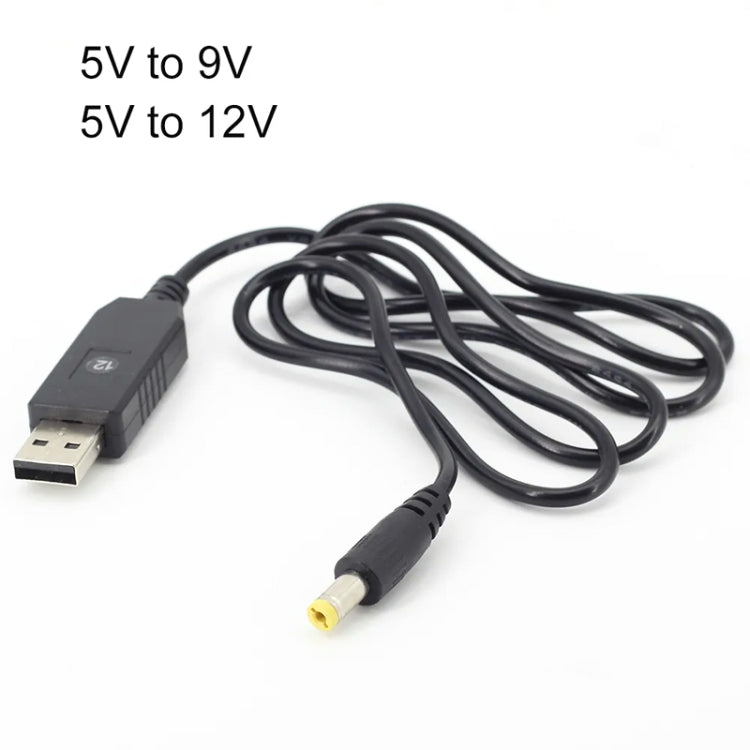 USB Booster Cable Mobile Power Router Power Cord, 2pcs DC 5v to 9v, 2pcs DC 5v to 12v – TPU