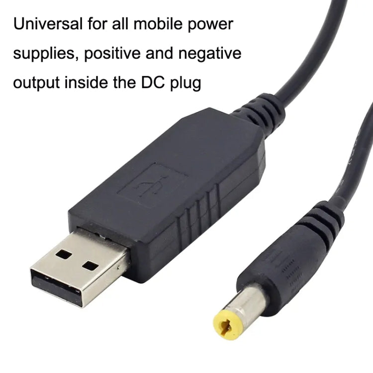 USB Booster Cable Mobile Power Router Power Cord, 2pcs DC 5v to 9v, 2pcs DC 5v to 12v – TPU