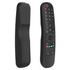 For LG AN-MR21GC / AN-MR21N / AN-MR21GA TV Remote Control Silicone Case, GS0020 Black, GS0020 White, GS0020 Luminous Blue, GS0020 Luminous Green – Non-slip GS0020 Black Black