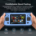For Steam Deck Game Controller Soft Silicone Protective Cover Case With 4pcs Key Cap, SD001 (Black), SD001 (Red), SD001 (Luminous Blue), SD001 (Luminous Green)