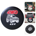 PVC Faux Leather Spare Wheel Cover Rear Tire Protector, 14 inch, 15 inch, 16 inch, 17 inch 14 inch