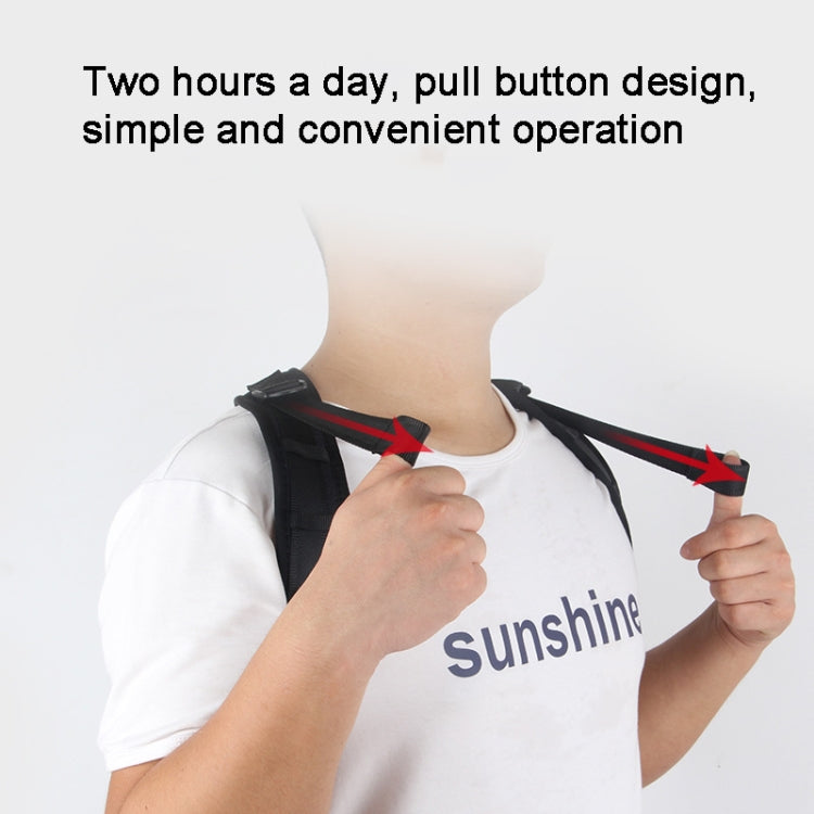 Adjustable Back Posture Corrector Improve Hunchback Belt For Women And Men, Ordinary, With Shoulder Padded