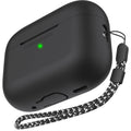 Protective Case – Silicone (AirPods Pro 2 AhaStyle PT187) Black