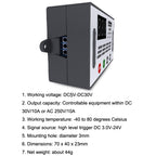 Deek-Robot DDC-432 Delay Relay Switch DC5V-30V Dual MOS Tube Digital Display Time Relay Controller, Time Relay Controller