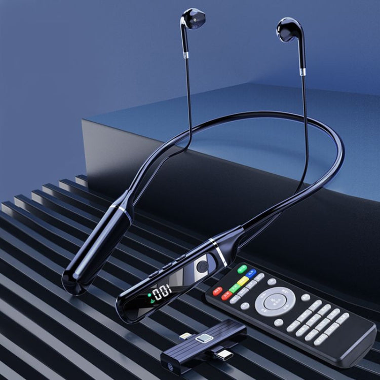 SN-537K 5.3 Bluetooth Live Earphones Built-In Sound Card Wireless Receiver Sports Earphones Black
