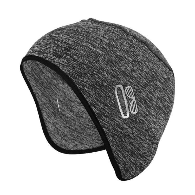 Outdoor Sports Warm Ear Hat Helmet Lining Winter Riding Skull Cap, Free Code Free Code Grey