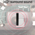 BT809S Desktop Long Gaming Bluetooth Speaker Computer USB Plug-in Intelligent Ambient Light Audio