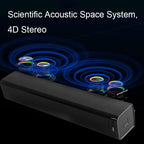 BT809S Desktop Long Gaming Bluetooth Speaker Computer USB Plug-in Intelligent Ambient Light Audio