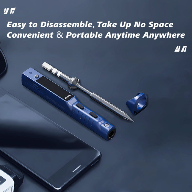 MINIWARE TS101 PD DC Soldering Iron 90W Portable Soldering Pen, With BC2 Soldering Iron Head, With B2 Soldering Iron Head, With I Soldering Iron Head, With KU Soldering Iron Head, With K Soldering Iron Head, With D24 Soldering Iron Head                ...