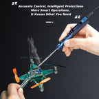 MINIWARE TS101 PD DC Soldering Iron 90W Portable Soldering Pen, With BC2 Soldering Iron Head, With B2 Soldering Iron Head, With I Soldering Iron Head, With KU Soldering Iron Head, With K Soldering Iron Head, With D24 Soldering Iron Head                ...