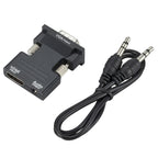 Projector HDMI Adapter With Audio Cable Computer HD Converter, HDMI to VGA, VGA to HDMI – Data Transmission