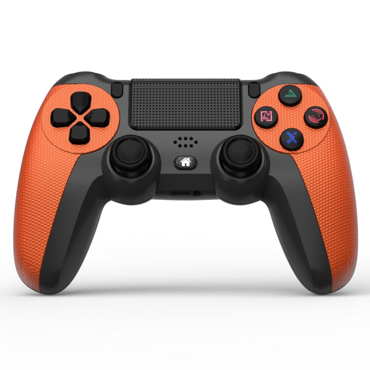 KM048 For PS4 Bluetooth Wireless Gamepad Controller 4.0 With Light Bar, KM048 (Battle Gray), KM048 (Elegant Silver), KM048 (Elegant White), KM048 (Mint Green), KM048 (Cangling Green), KM048 (Vitality Orange), KM048 (Rose Pink), KM048 (Lemon Yellow)...... KM048 (Vitality Orange) Vitality Orange