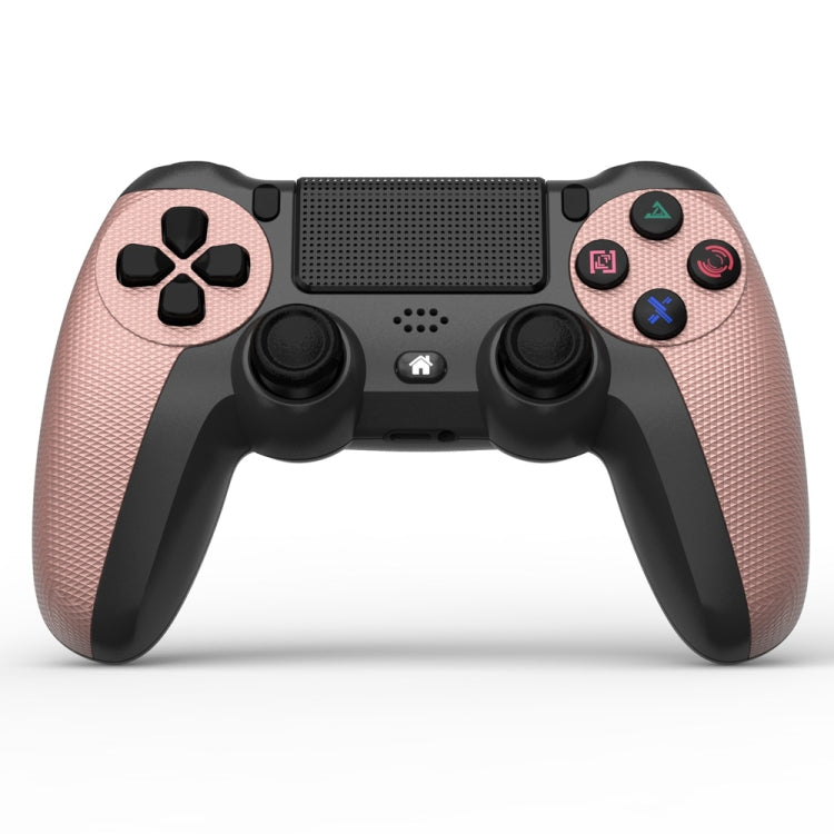KM048 For PS4 Bluetooth Wireless Gamepad Controller 4.0 With Light Bar, KM048 (Battle Gray), KM048 (Elegant Silver), KM048 (Elegant White), KM048 (Mint Green), KM048 (Cangling Green), KM048 (Vitality Orange), KM048 (Rose Pink), KM048 (Lemon Yellow)...... KM048 (Rose Pink) Rose Pink