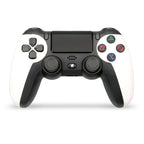 KM048 For PS4 Bluetooth Wireless Gamepad Controller 4.0 With Light Bar, KM048 (Battle Gray), KM048 (Elegant Silver), KM048 (Elegant White), KM048 (Mint Green), KM048 (Cangling Green), KM048 (Vitality Orange), KM048 (Rose Pink), KM048 (Lemon Yellow)...... KM048 (Elegant White) Elegant White