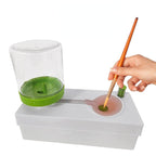 Oil Painting Brush Cleaner Tool with Water Container Paint Pen Washer, GEN 1 Green, GEN 1 Pink GEN 1 Green