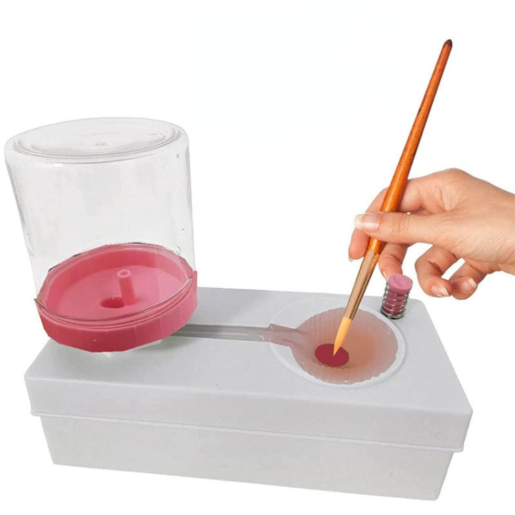 Oil Painting Brush Cleaner Tool with Water Container Paint Pen Washer, GEN 1 Green, GEN 1 Pink – Durable Build, Easy to Use GEN 1 Pink