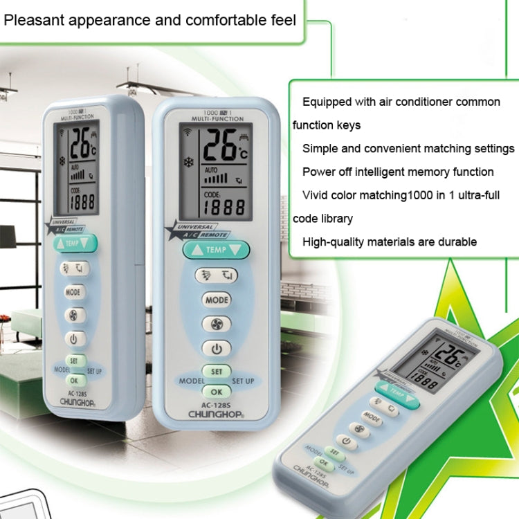CHUNGHOP AC-128S Battery Universal Air Conditioner Remote Control