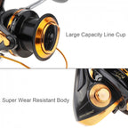 Long-distance Casting Reel Large Gapless Sea Rod Fishing Reel Spinning Reel, TF8000, TF9000, TF10000, TF11000