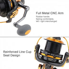 Long-distance Casting Reel Large Gapless Sea Rod Fishing Reel Spinning Reel, TF8000, TF9000, TF10000, TF11000