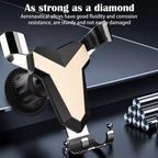 Gravity Navigation Car Air Outlet Triangular Mobile Phone Holder