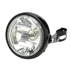 Motorcycle 7 Inch LED Headlamp Angel Ring Steering Function With Bracket, PE-D7inS01TZ 28-36MM
