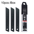 KAKC-18 Black Blade Cutter Blade 18mm Wall Cutter Blade, Specification:, 10pcs /Box, 100pcs /Box – Leather 10pcs Box