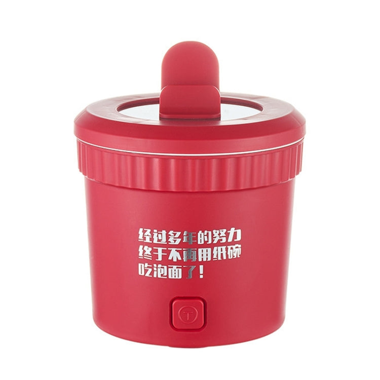 Multifunctional Electric Cooker One-piece Home Small Electric Cooker US Plug Rose Red