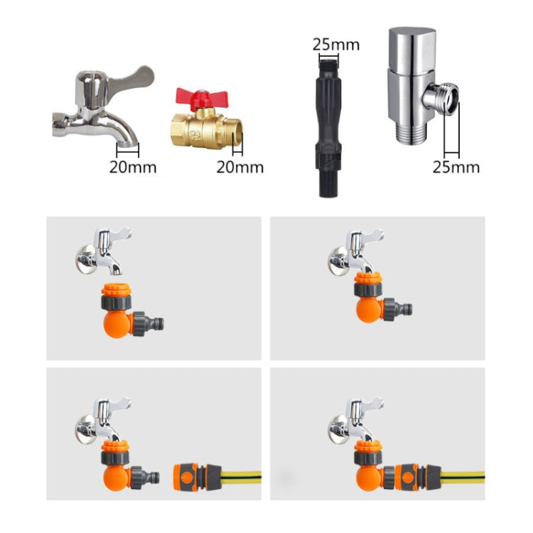 Washing Machine Faucet Connector 180 Degree Swivel Adapter, Adapter, Adapter+4 Points Water Connection, Adapter+6 Points Water Connection – Durable Build, Easy to Use