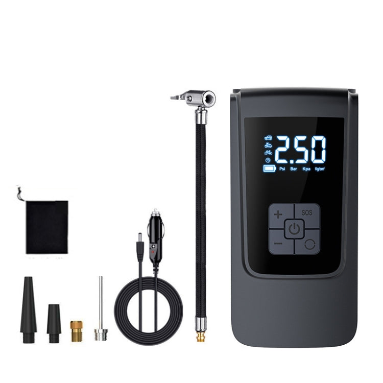 150psi Air Pump Intelligent Digital Display Car Bicycle Ball Electric Pump Cylinder, SUITU ST-9624A Wired, SUITU ST-9624B Wireless+USB, SUITU ST-9624C Wireless+DC+USB SUITU ST-9624A Wired