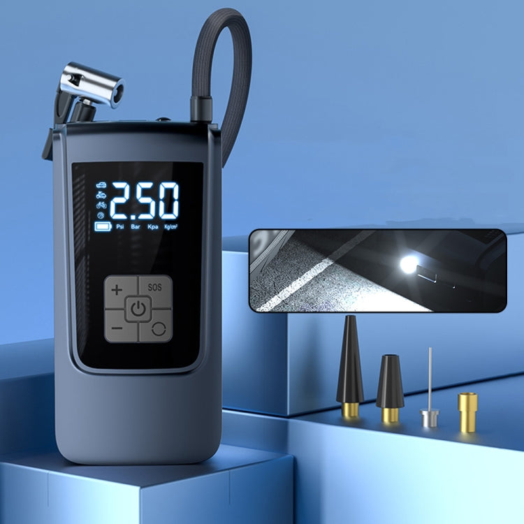 150psi Air Pump Intelligent Digital Display Car Bicycle Ball Electric Pump Cylinder, SUITU ST-9624A Wired, SUITU ST-9624B Wireless+USB, SUITU ST-9624C Wireless+DC+USB