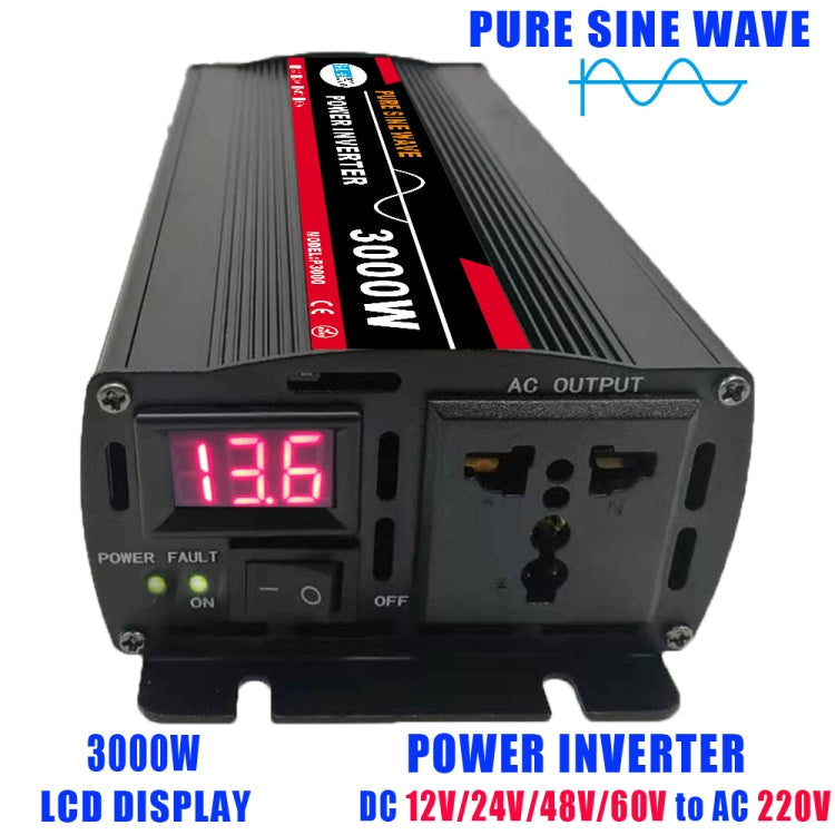 High Power Car Sine Wave Inverter Power Converter, 3000W (Actual 500W) 12V to 220V, 3000W (Actual 500W) 24V to 220V, 3000W (Actual 500W) 48V to 220V, 3000W (Actual 500W) 60V to 220V, 4000W (Actual 800W) 12V to 220V, 4000W (Actual 800W) 24V to 220V......