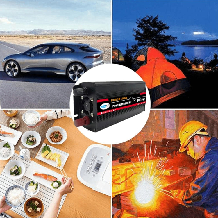 High Power Car Sine Wave Inverter Power Converter, 3000W (Actual 500W) 12V to 220V, 3000W (Actual 500W) 24V to 220V, 3000W (Actual 500W) 48V to 220V, 3000W (Actual 500W) 60V to 220V, 4000W (Actual 800W) 12V to 220V, 4000W (Actual 800W) 24V to 220V......