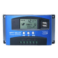 YCX-003 30-100A Solar Charging Controller with LED Screen & Dual USB Port Smart MPPT Charger, 12/24V 30A, 12/24V 40A, 12/24V 50A, 12/24V 60A, 12/24V 100A, 12/24/36/48/60V 100A 12 24V 30A