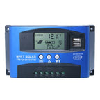 YCX-003 30-100A Solar Charging Controller with LED Screen & Dual USB Port Smart MPPT Charger, 12/24V 30A, 12/24V 40A, 12/24V 50A, 12/24V 60A, 12/24V 100A, 12/24/36/48/60V 100A 12 24V 30A
