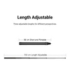 Carbon Fiber Extended Monopod Invisible Selfie Stick For Insta360 / DJI Action / GoPro / Xiao Yi Sports Camera, 1.5m, 3m, 5m