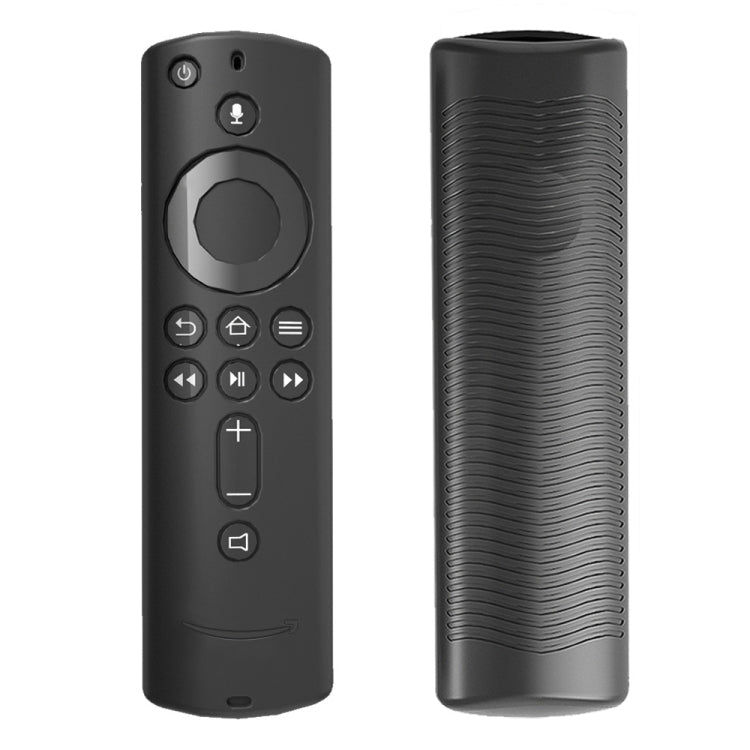 For Amazon Fire TV Stick 4K 2nd Remote Control Anti-Fall Silicone Protective Case Black