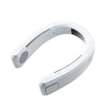 WT-F54 Wind From All Sides Long Battery Life Semiconductor Cooling Hanging Neck Fan White