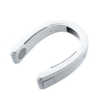 WT-F54 Wind From All Sides Long Battery Life Semiconductor Cooling Hanging Neck Fan White