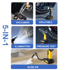 5 In 1 60W Double Motor Car Vacuum Cleaner With Blowing Air Pump Pressure Measuring Lighting Function, SUITU ST-6637 Wired, SUITU ST-6637 Wireless Model, SUITU ST-6637 Wireless+Toolbox