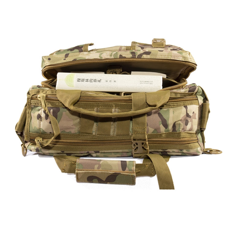 A025 Outdoor Messenger Shoulder Computer Bag Sports Cycling Waterproof Bag – Waterproof CP Camouflage