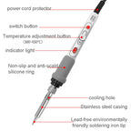 100W 220V High-power Electric Soldering Iron Adjustable Temperature Soldering Tool CN Plug, 1pc, 2pcs Set 1, 2pcs Set 2, 4pcs Set