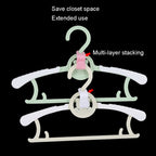 50pcs Hanger Connecting Hooks Household Superimposed Hooks