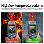 ANENG TH06 Oil Temperature High Precision Thermometer Laser Baking Infrared Water Thermometer, TH06 Orange, TH06 Black