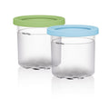 For Ninja NC299AMZ NC300 Ice Cream Storage Containers with Lids, 2 Cups, 4 Cups, 2 Cups+Spoon, 4 Cups+Spoon 2 Cups
