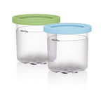 For Ninja NC299AMZ NC300 Ice Cream Storage Containers with Lids, 2 Cups, 4 Cups, 2 Cups+Spoon, 4 Cups+Spoon 2 Cups